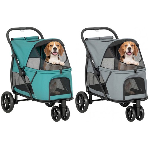 Pawhut wheel pet stroller - pet,